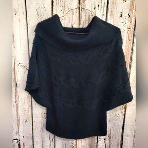 Anne Klein Women's Medium Batwing‎ Short Sleeve Chunky Oversize Sweater EUC